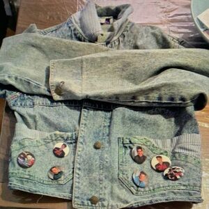 Kids Light Blue Denim Jacket with Button Details